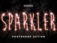 Sparkler Photoshop Action