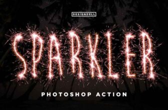 Sparkler Photoshop Action