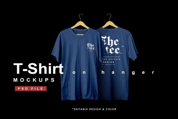 T Shirt On Hanger Photoshop Mockups