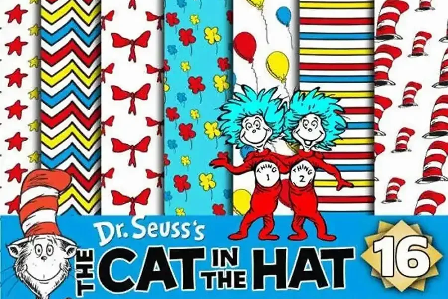 The Cat In The Hat Digital Papers