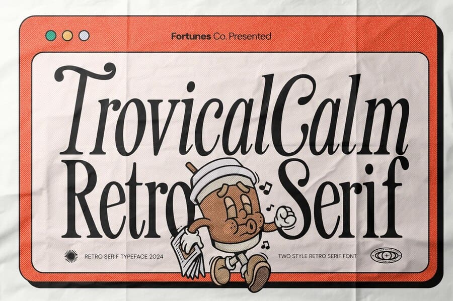 Trovical Calm Retro Serif 1