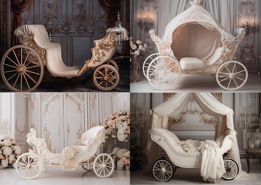 12 Studio Backgrounds ~ Princess Carriage 1