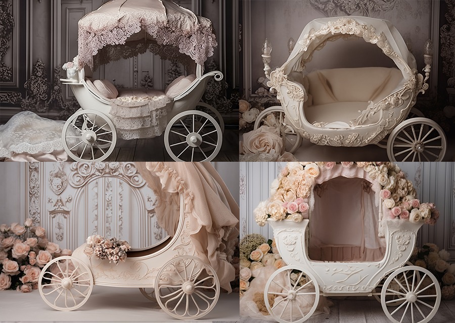 12 Studio Backgrounds ~ Princess Carriage 2