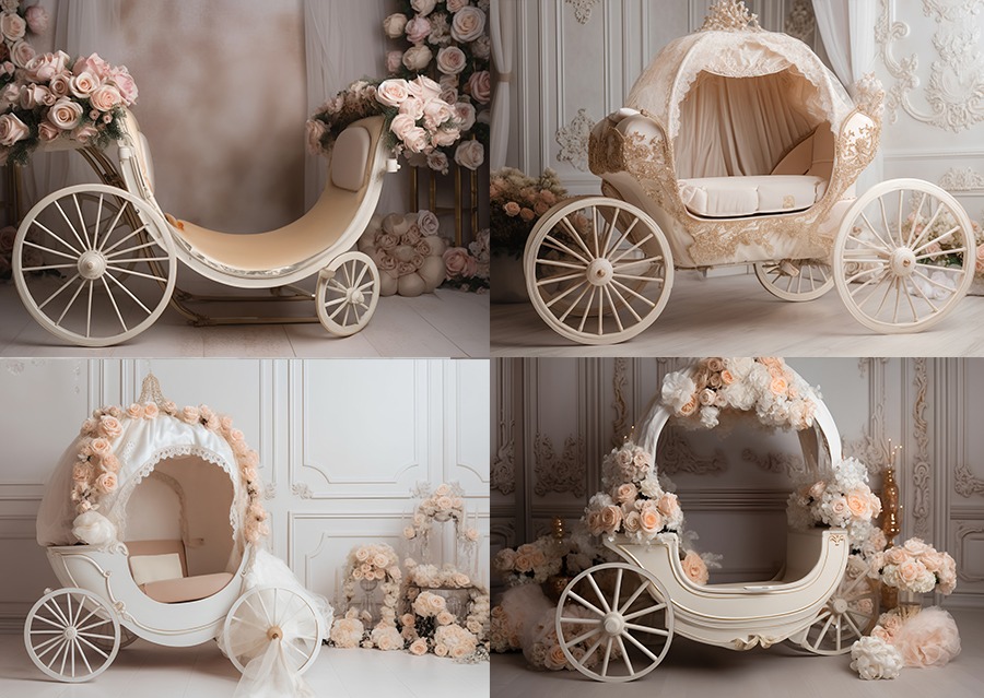 12 Studio Backgrounds ~ Princess Carriage 3