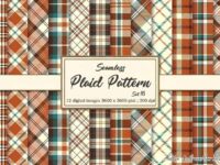 Autumn Tartan Brown Tan Plaid