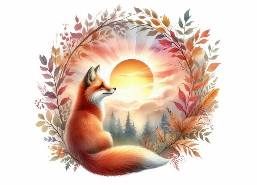 Fall Woodland Animal 11