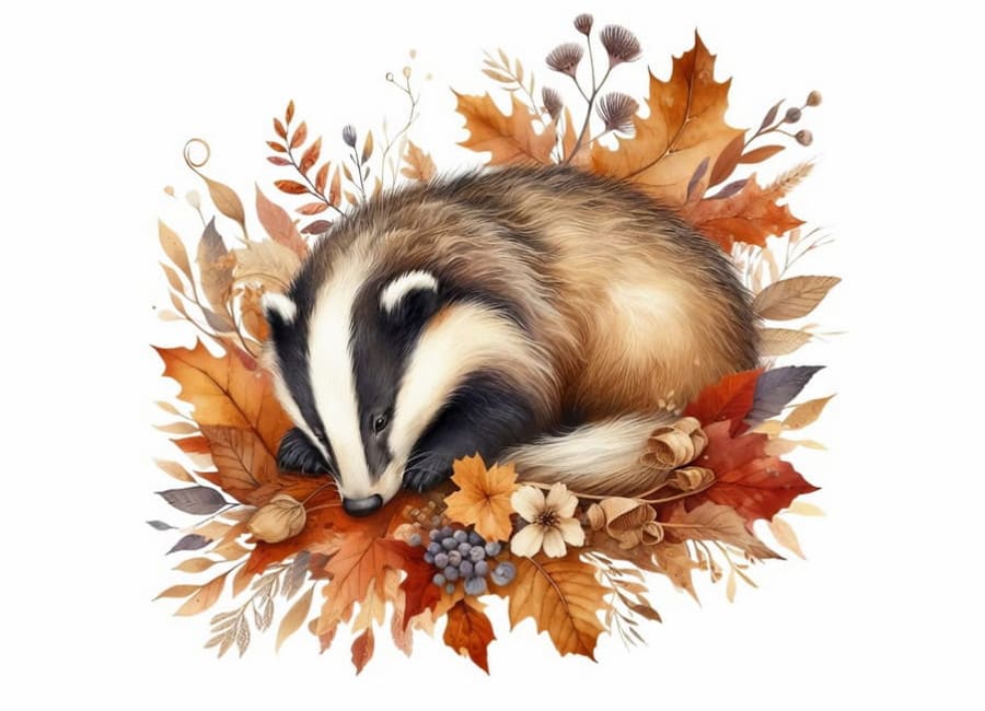 Fall Woodland Animal 13