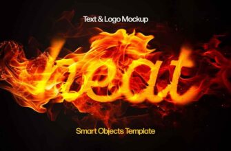 Melting Fire Flames Text Effect 1