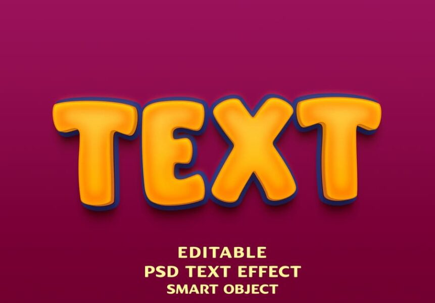 Psd Editable Text Effect, Vol.2 1