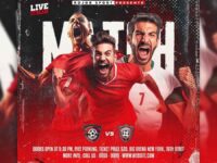 Psd Flyer Template ~ Soccer Match (vol.2) 1
