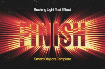 Rushing Light Text Effect 1