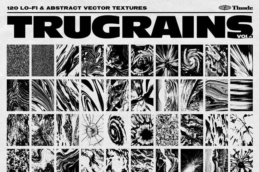 Trugrains Brutalist Vector Textures 1