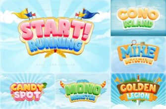 6 Psd Game Logo Text Effects 00