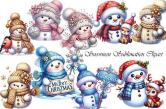 9 Png Snowmen Sublimation Clipart Fpashop.ru