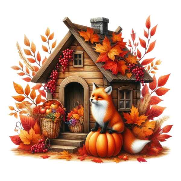 Autumn Fox House Sublimation 2