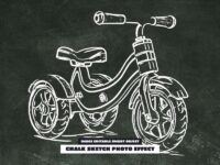 Chalk Sketch Photo Effect