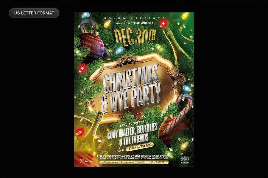 Christmas Nye Party Flyer 4