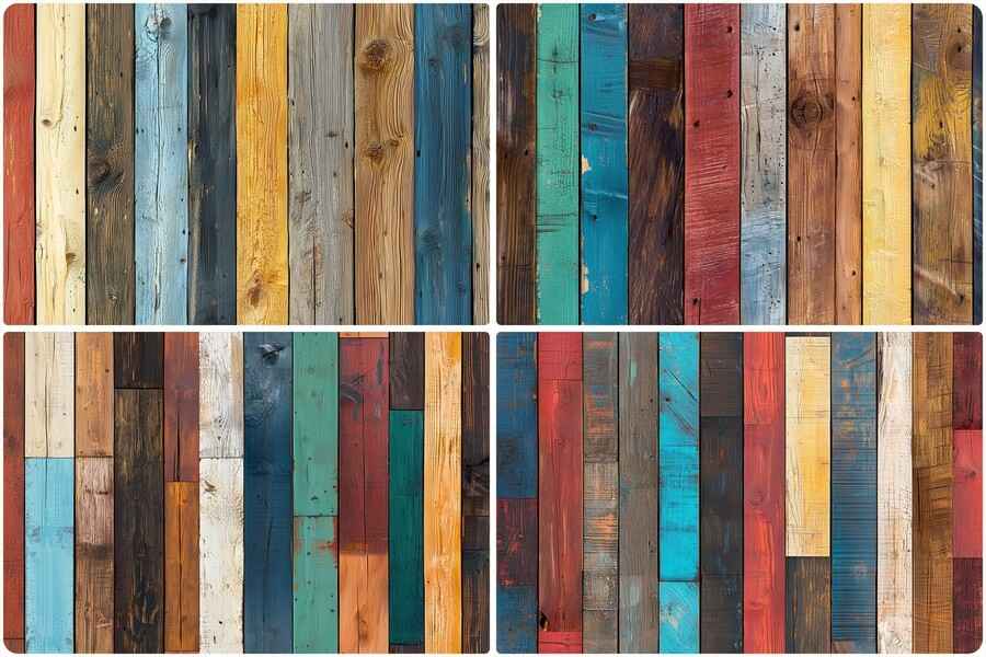 Colored Planks Texture Backgrounds 2