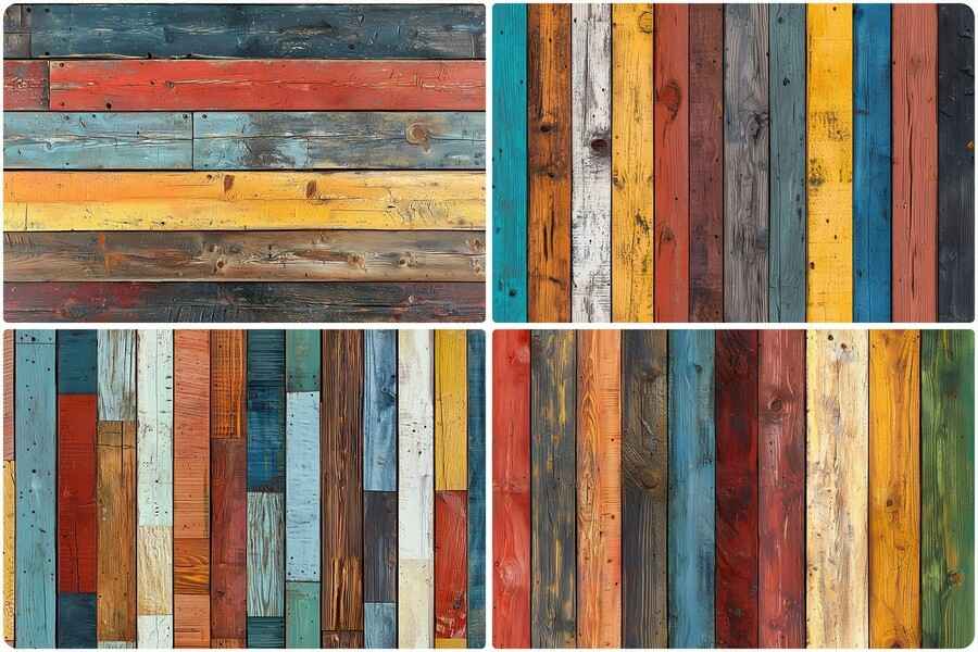 Colored Planks Texture Backgrounds 5