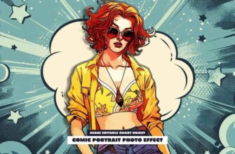 Comic Portrait Photo Effect 1