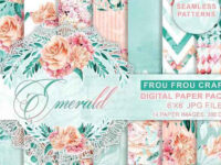 Emerald Digital Paper Collection 0