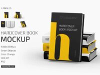 Hardcover Book Mockup Set 1