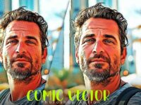Photoshop Action Comic Vector 1