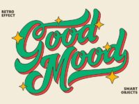 Retro 3d Volume Text & Logo Effect 1
