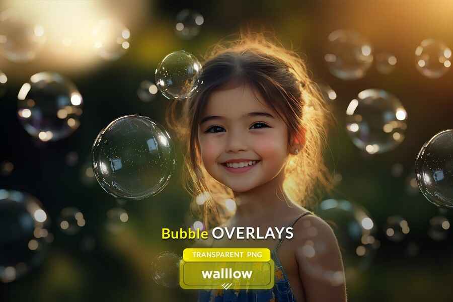 Transparent Realistic Bubble Overlays 1