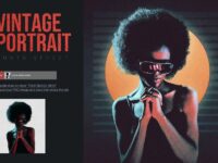 Vintage Portrait Photo Effect