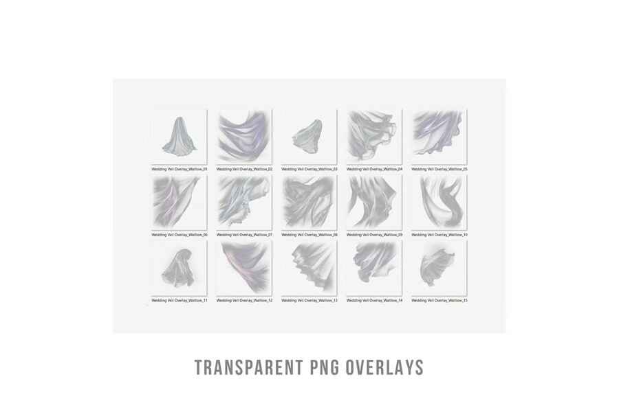 Wedding Veil Transparent Png Photo Overlays 5