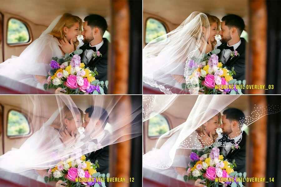 Wedding Veil Transparent Png Photo Overlays 6