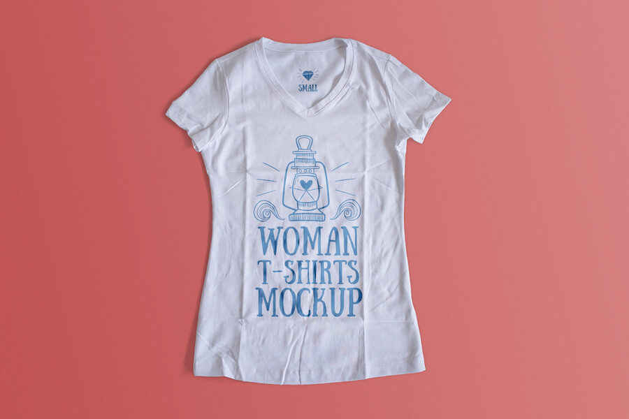 Woman T Shirt Mockup 1