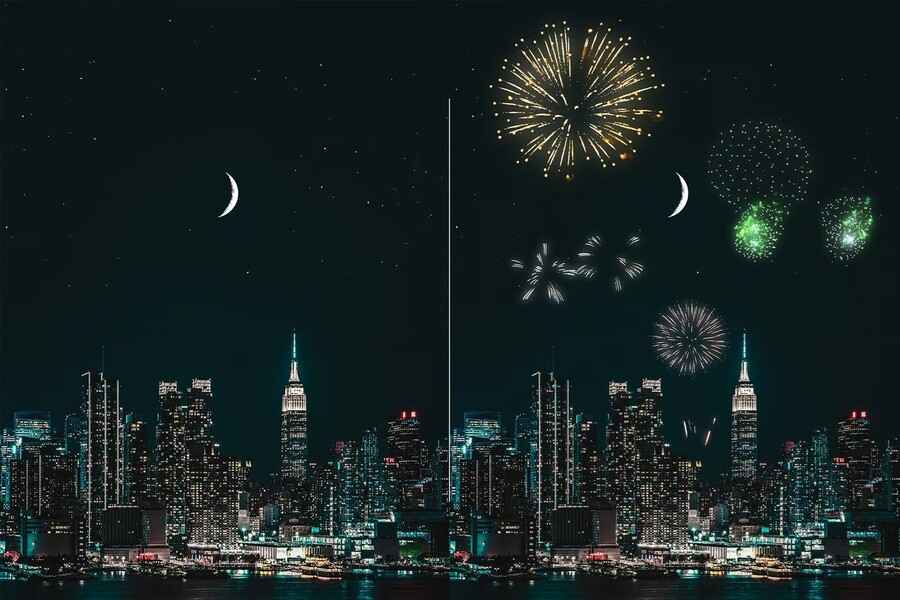 100 Firework Overlays 13