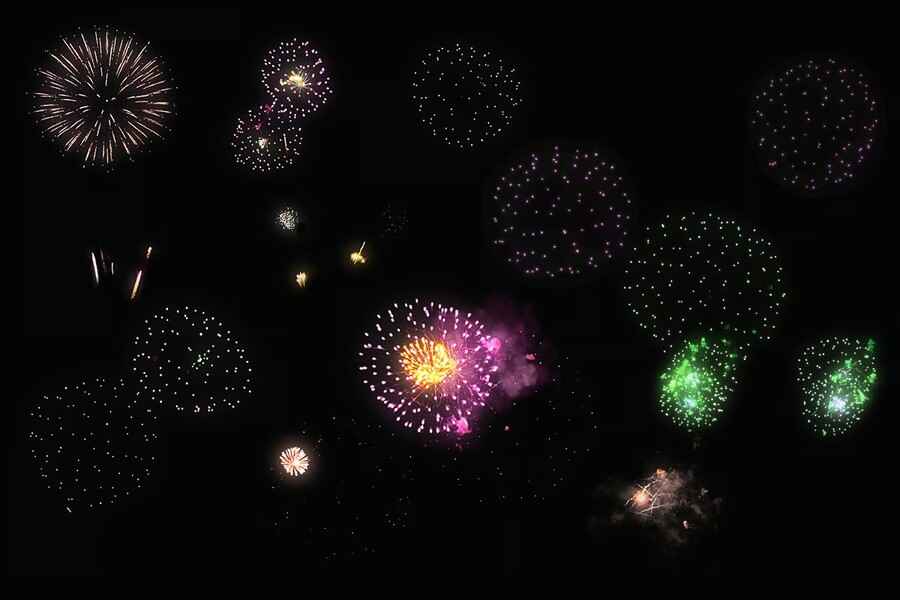 100 Firework Overlays 7