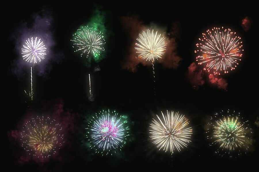 100 Firework Overlays 9