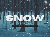 12 Realistic Snow Overlays 1