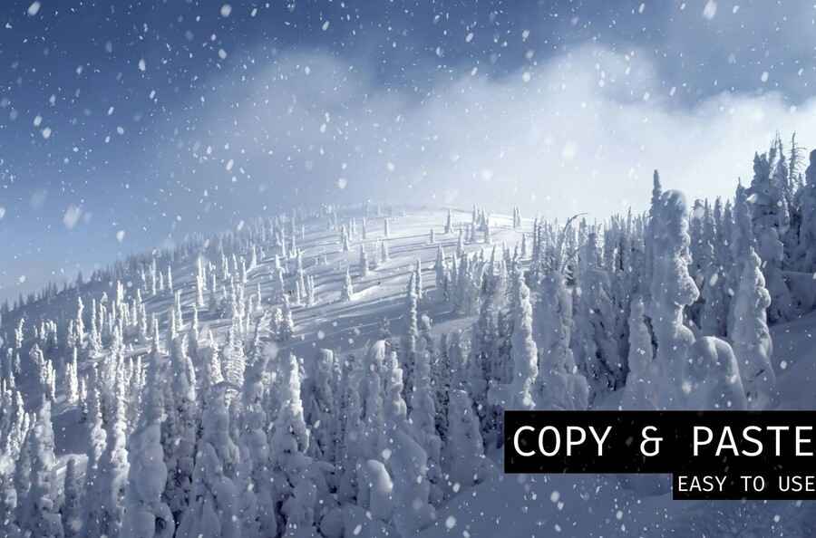 12 Realistic Snow Overlays 3