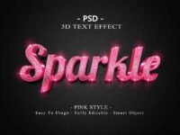3d Sparkle Text Effect 4