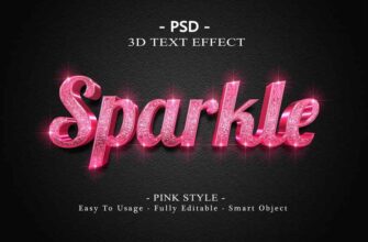 3d Sparkle Text Effect 4