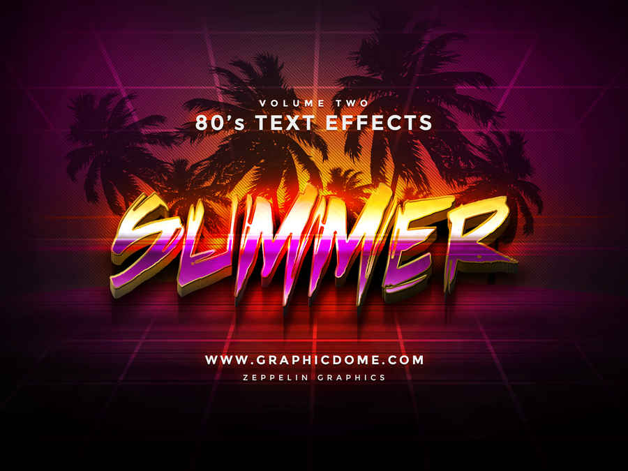 80's Text Effects Vol.1 3