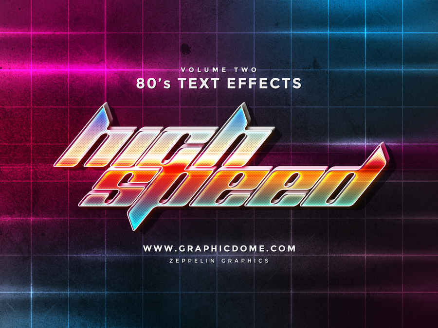 80's Text Effects Vol.1 4