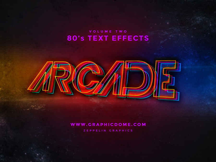 80's Text Effects Vol.1 6