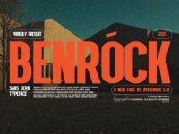 Benrock Modern Professional Sans Font 1