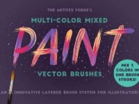 Brushes For Multi Color Mixed Paints 0