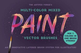 Brushes For Multi Color Mixed Paints 0