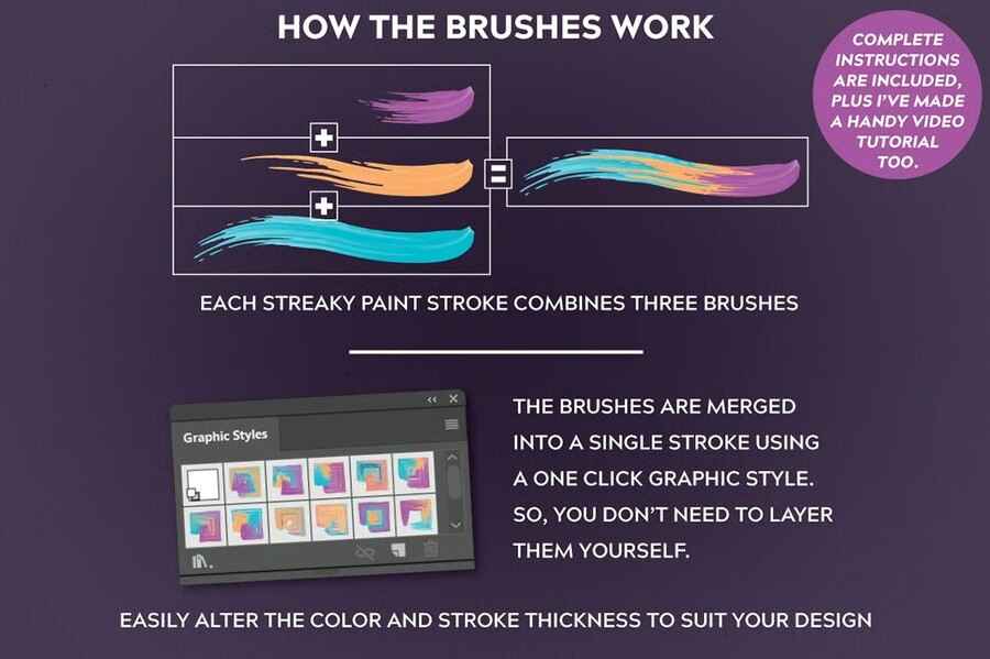 Brushes For Multi Color Mixed Paints 4