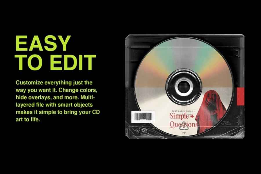 Cd Mockup Realistic And Fully Customizable Mockup 4