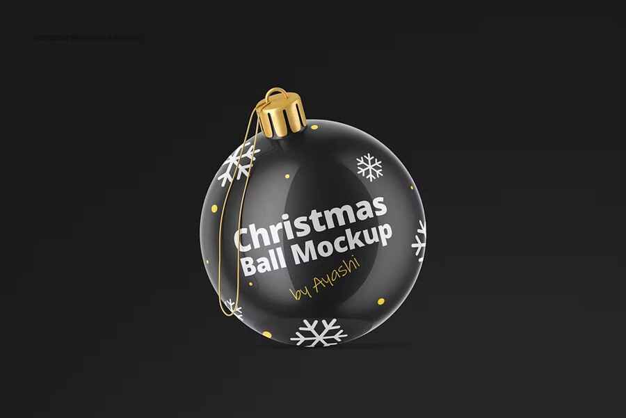 Christmas Ball Mockup 3 6