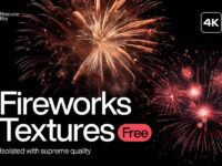 Free Fireworks Textures Backgrounds High Resolution 01